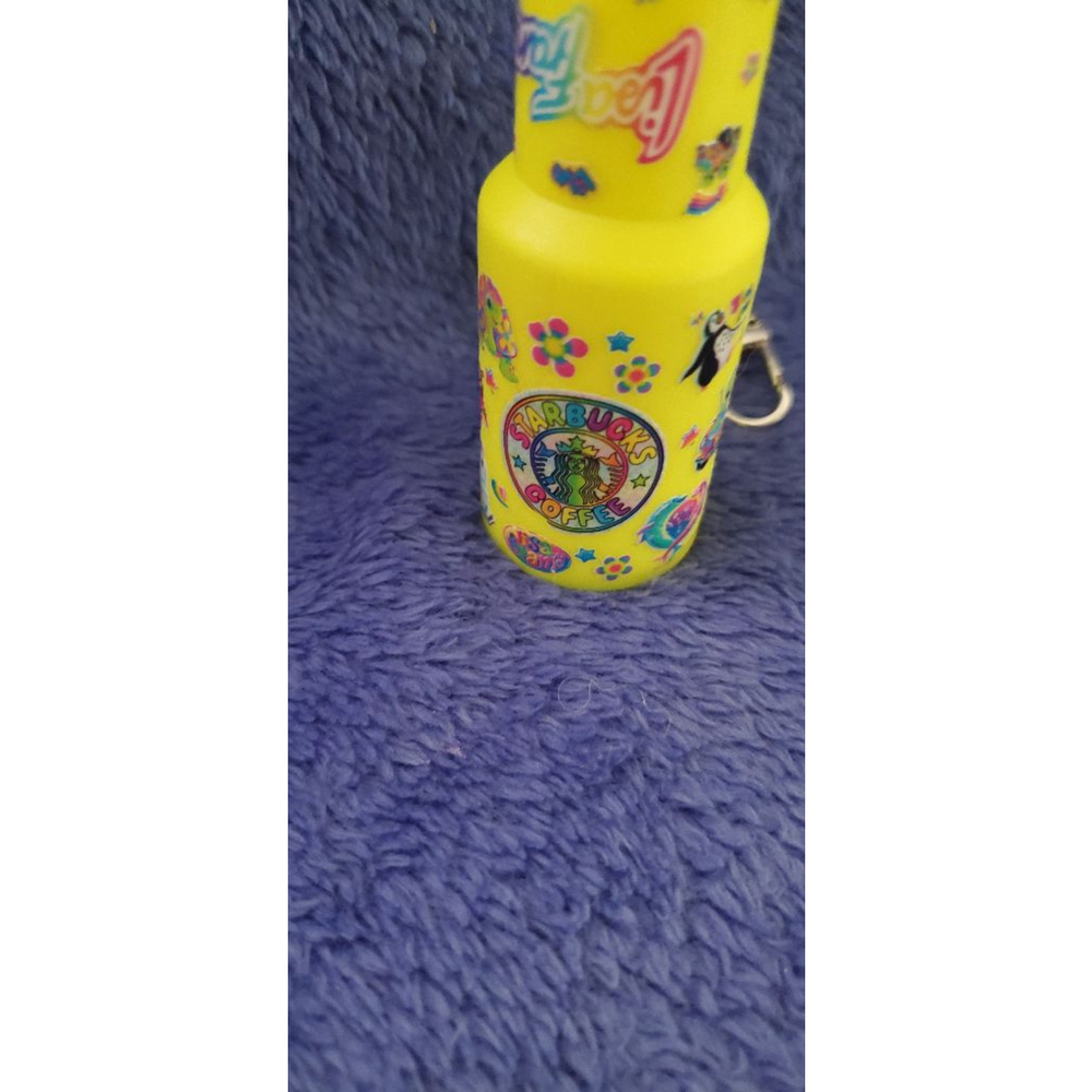 Starbucks Yellow Multi-color Tumbler Keychain - Picture 5 of 5